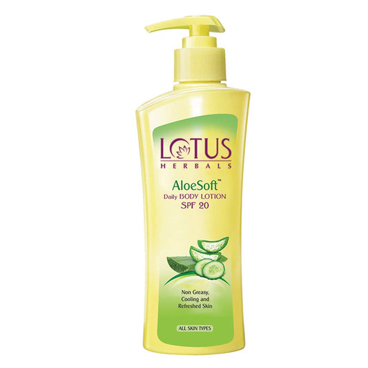 Lotus Herbals AloeSoft™ Daily Body Lotion SPF 20 - Sparkling Fusion