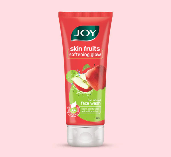 Joy Skin Softening Apple Face Wash For Glowing Skin (100ml) - Sparkling Fusion