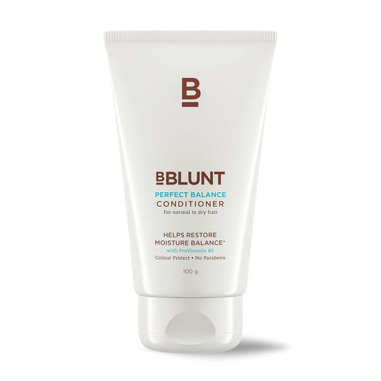 BBLUNT Perfect Balance Conditioner for Normal to Dry Hair - 100g, No Paraben, No SLS, with Provitamin B5, Unique Colour Protect Formula - Sparkling Fusion