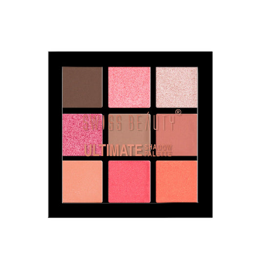 Swiss Beauty Ultimate 9 Pigmented Colors Eyeshadow Palette - Shade