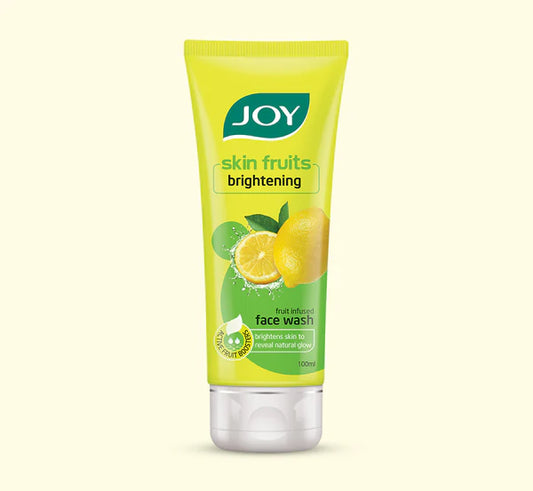 Joy Skin Brightening Lemon Face Wash With Vitamin C For Glowing Skin (100ml) - Sparkling Fusion