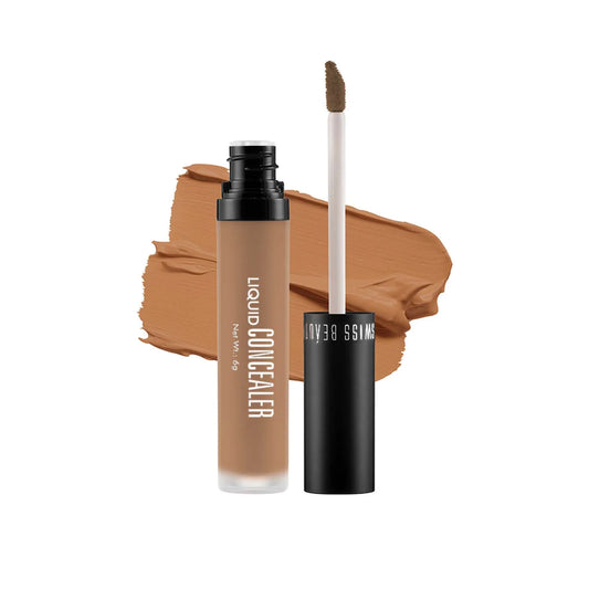 SWISS BEAUTY Liquid Concealer - Shade No.  01 — Warm-Sand - Sparkling Fusion