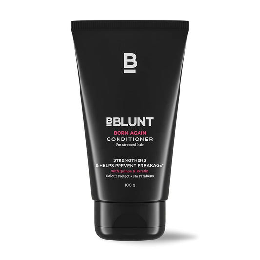 BBLUNT Born Again Conditioner, For Stressed Hair - 100g, with Quinoa & Keratin, No Paraben, Unique Colour Protect Formula - Sparkling Fusion