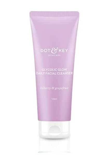 Dot & Key Glycolic Glow Daily Facial Cleanser with Bilberry and Grapefruit - Sparkling Fusion