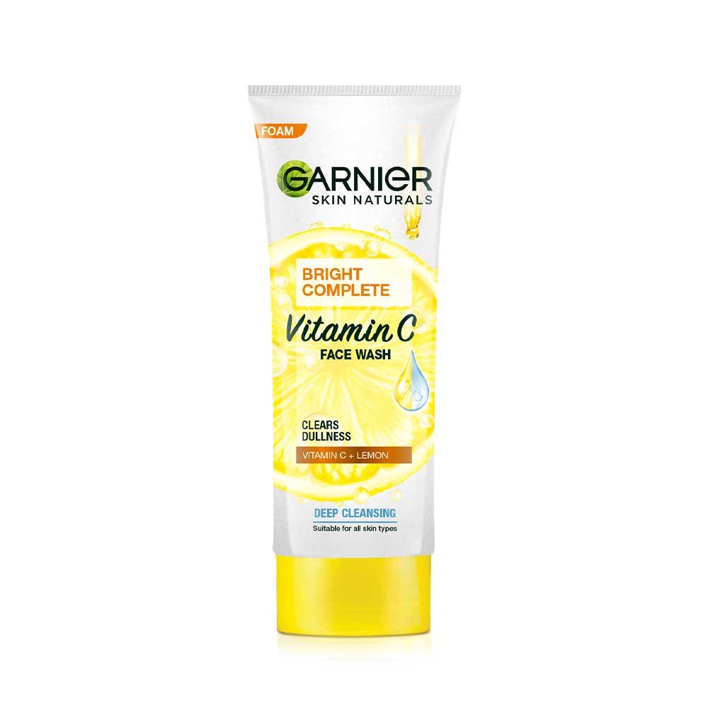 Garnier Bright Complete Vitamin C Facewash, 50g - Sparkling Fusion