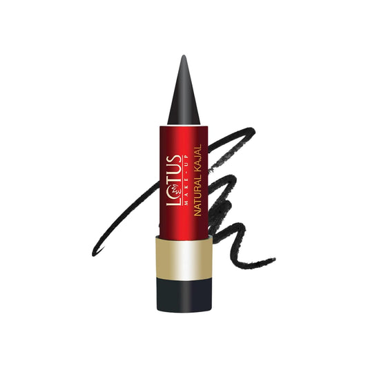 Lotus Makeup Natural Kajal, Black, 4g - Sparkling Fusion