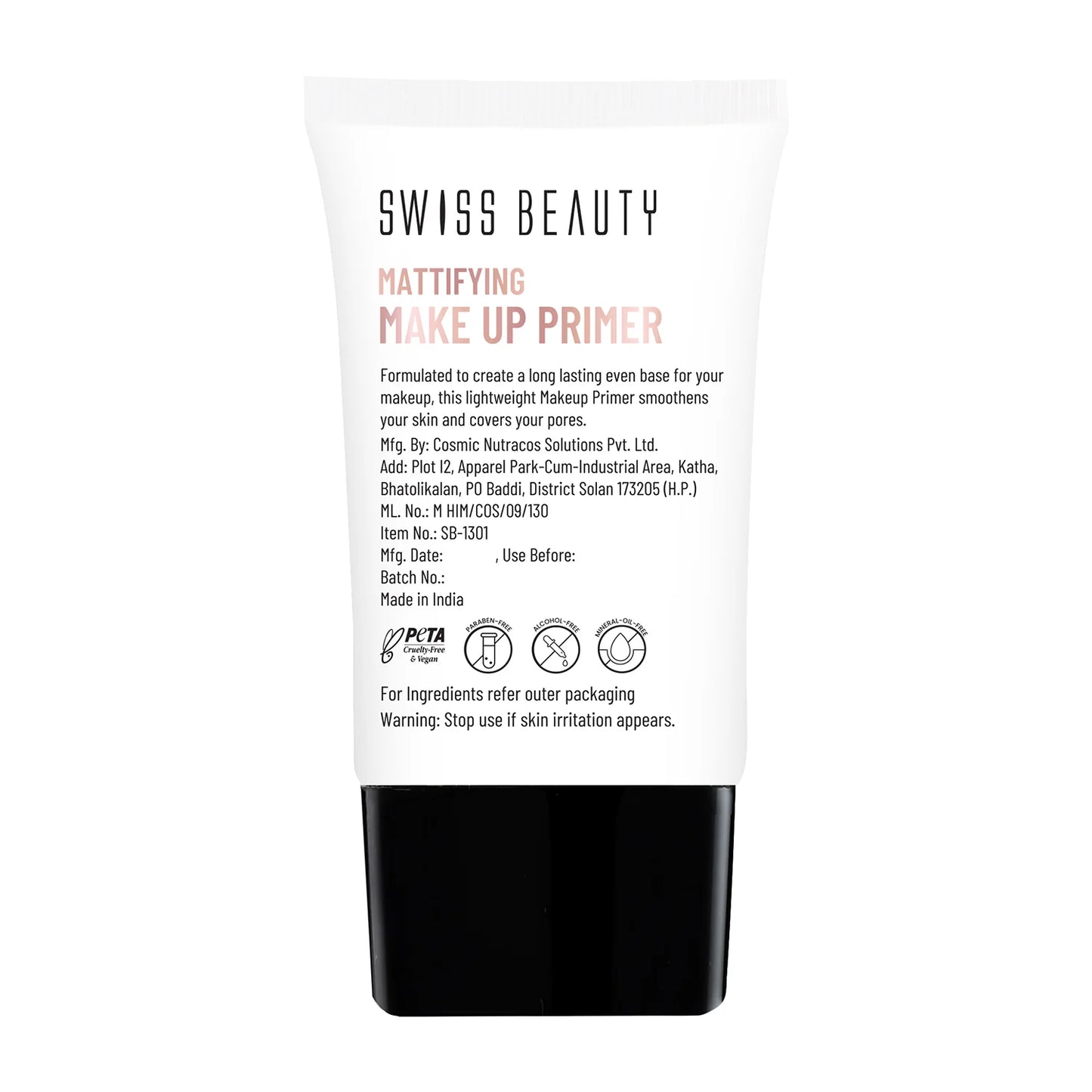 SWISS BEAUTY Oil Free Long Lasting Make-up Primer - Sparkling Fusion