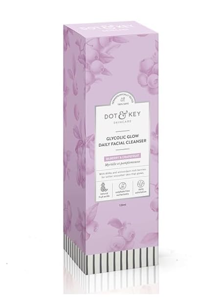 Dot & Key Glycolic Glow Daily Facial Cleanser with Bilberry and Grapefruit - Sparkling Fusion