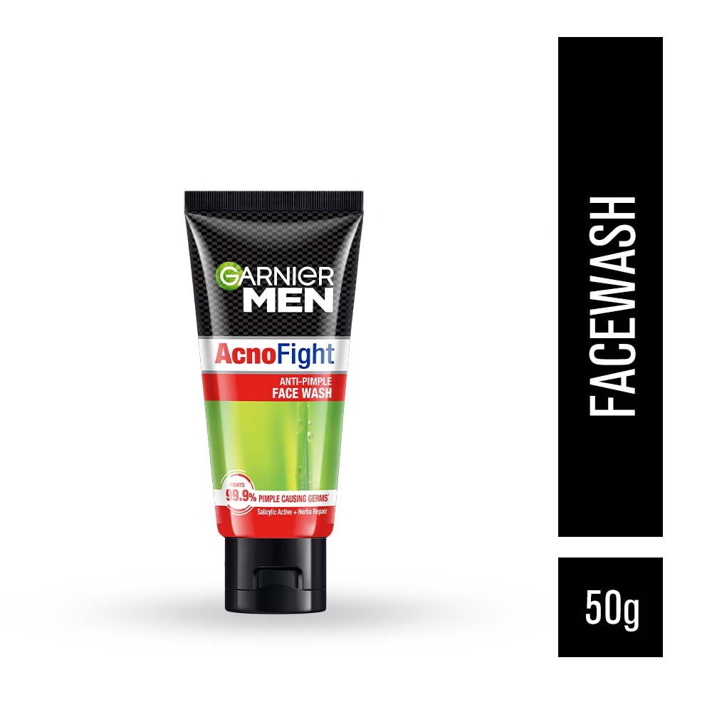 Garnier Men Acno Fight Anti-Pimple Facewash, 50gm - Sparkling Fusion