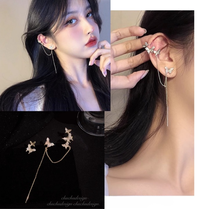 K-Beauty Flutter Earrings - Sparkling Fusion