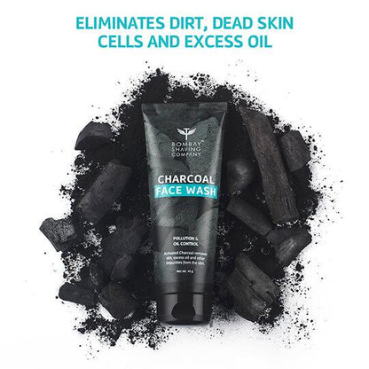 BOMBAY SHAVING COMPANY Charcoal Face Wash - 45gm - Sparkling Fusion