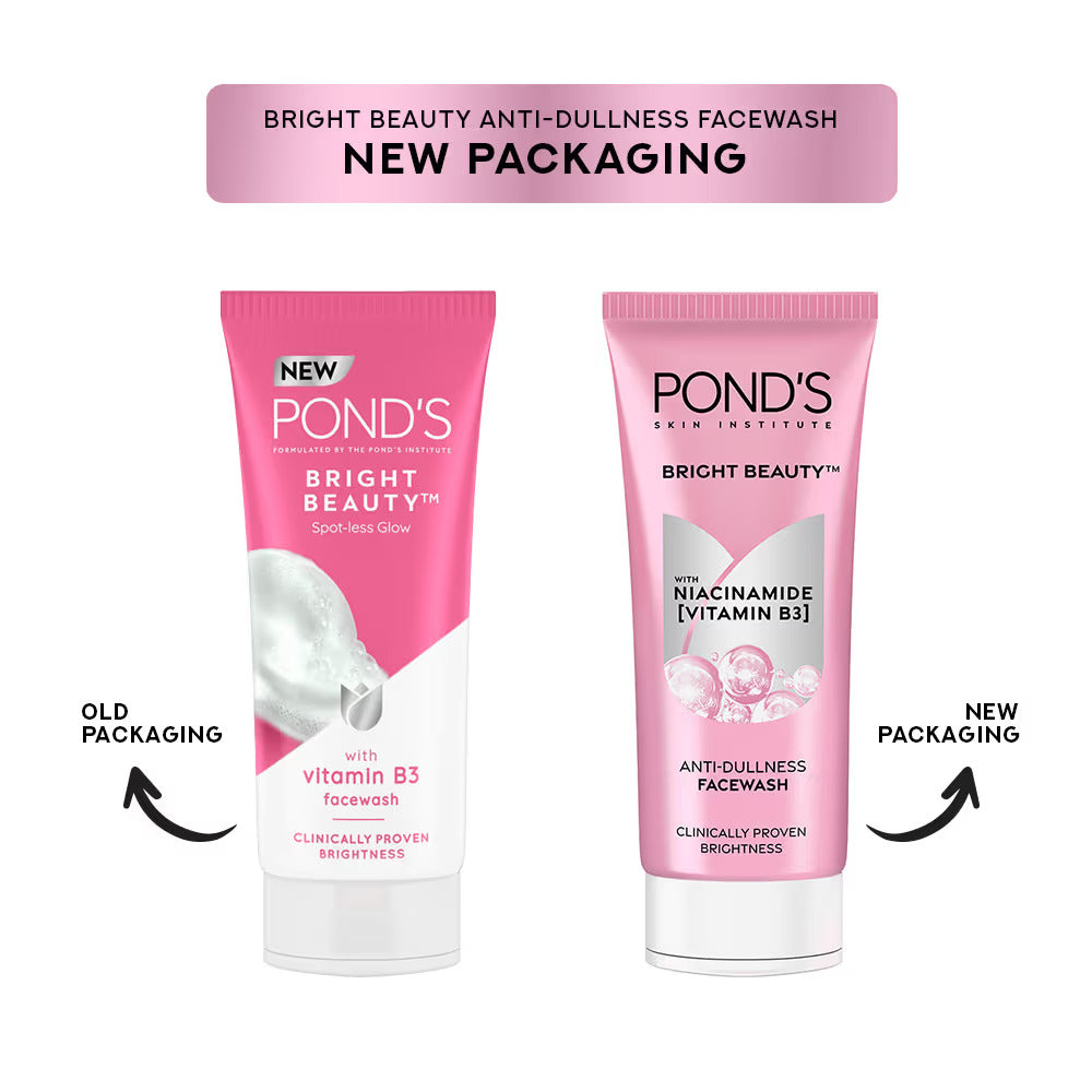 Ponds Bright Beauty Spot-Less Glow Face Wash With Vitamins (50 g) - Sparkling Fusion