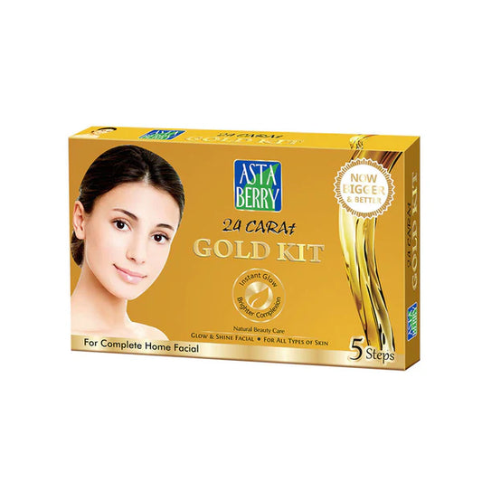 Astaberry Gold Mini Facial Kit | Gives Glow & Shine - Sparkling Fusion