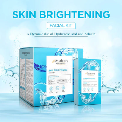 Astaberry Professional Skin Brightening Facial kit | 6 Steps Single Use - Sparkling Fusion